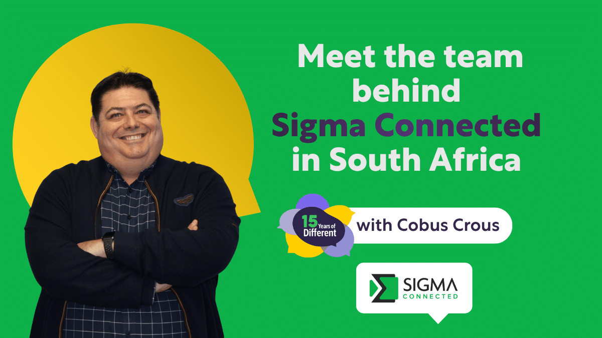 Meet the team behind Sigma Connected in South Africa: Cobus Crous